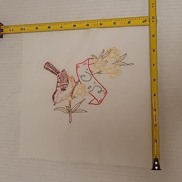 Vintage Hand Stitched South Carolina State Bird & Flower - Picture 13 of 16